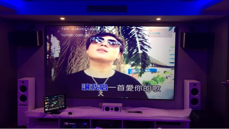 麥景龍為陜西某別墅提供家庭KTV影院 麥景龍為陜西某別墅提供家庭KTV影院